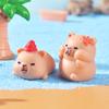Ornamental Garden Resin Small OrnamentsSummer Capybaras Fish Tanks Aquarium Decoration Accessories