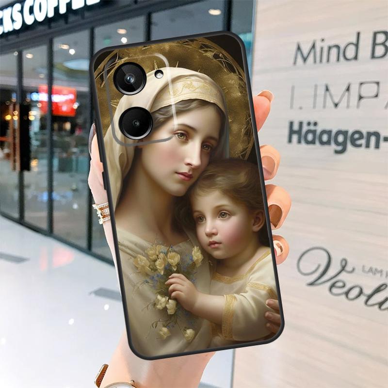 Virgin De Guadalupe Virgen Mary Case For Realme GT7 Pro GT6 11 12 13 14 15 Pro Plus C55 C53 C35 C33 C61 C65 C67 C53 C71 C75