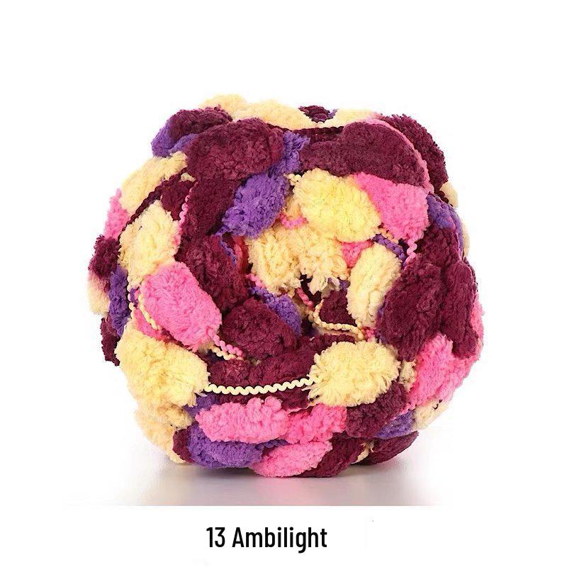 Chunky Wool Yarn for Knitting Blankets - Large Ball for Cushions, Carpets, and DIY Projects.