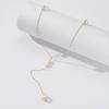 EFFIE QUEEN Elegant 925 Sterling Silver Freshwater Pearl Necklace for Women Double Layered Pearls Choker Necklace Jewelry BQN17