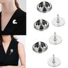 20pcs Silver Or Black Pin Backings For Emblems Easy To Install Without Tool Need For Corporate Event