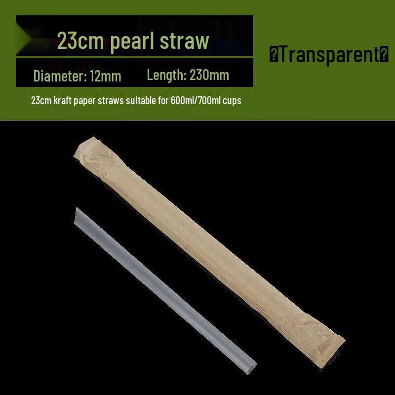 Pointed Tip Disposable Milk Tea Straws