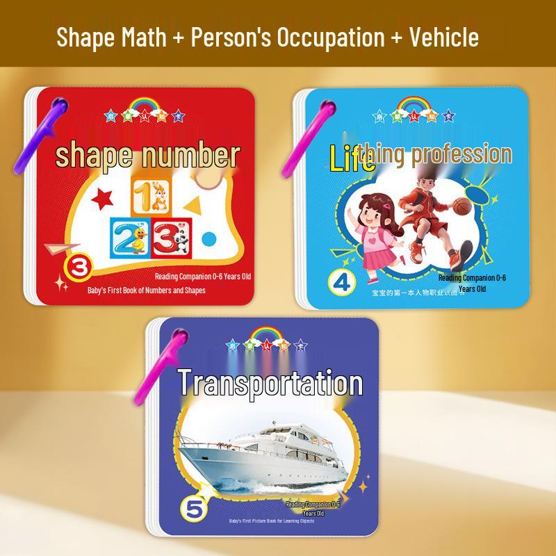 Early Education Animal Cards: Cognitive Learning Book for One-Year-Olds - Educational Toy for Infant Word & Character Recognition