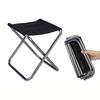 Lightweight Aluminum Alloy Portable Folding Stool Compact Foldable Chair for Outdoor Camping Fishing Travel Commuting Sports