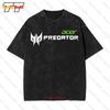 Acer Predator Gaming Nvidia Msi Intel Amd Vintage Camiseta Oversized G0ta