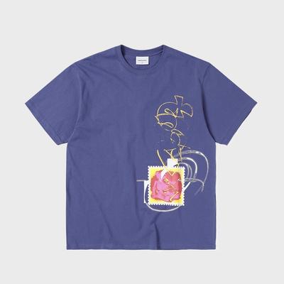 ThIs Is Never That Collage Tee Purple Blue