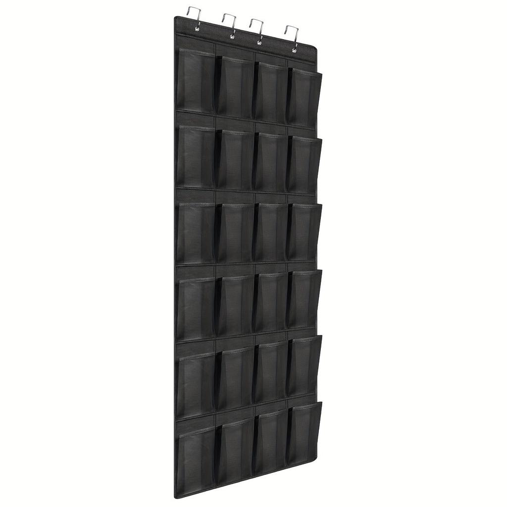 Shoe Storage Rack on Door–Hanging Organizer with 14/24 Mesh Bags for Wardrobe Entryway,Bedroom – Fits Men's Shoes&Women's Heels