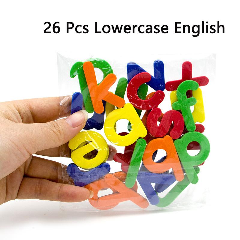 Non-Toxic Magnetic English Letter Magnetic Stickers Number Refrigerator Stickers Educational Children'S Toys Christmas Gift