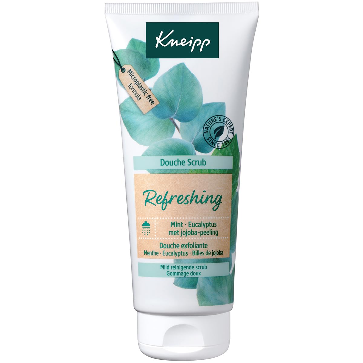 Kneipp Scrub Body Wash, Mint & Eucalyptus Scent, 200mL