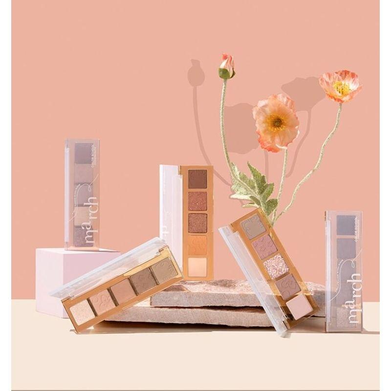 COLOR SCHOOL - 5 Colors Eyeshadow Palette - Walnut Milk