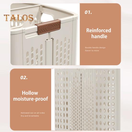 Koš na prádlo s kolečky, velkokapacitní skládací design, úložný koš na kolečka s rukojetí