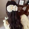 Korean Polka Dot Cloud Bubble Banana Clip: Celebrity Style Hair Accessories