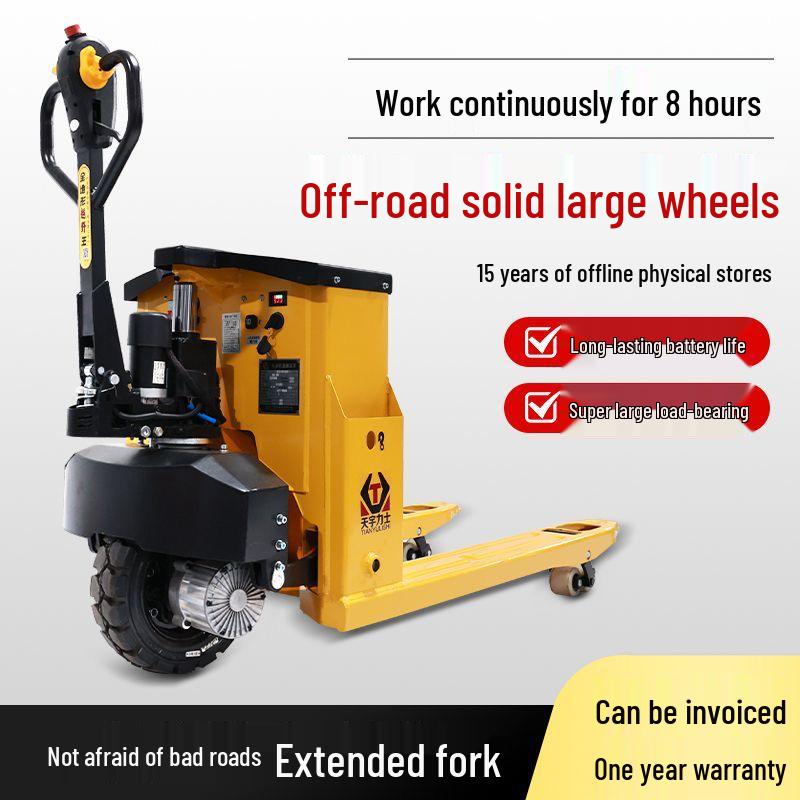 Tianyu Lishi 3-Ton Off-Road Electric Forklift with Large Wheels for Pallet and Brick Hauling