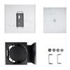 Dustproof Protective Case ABS Anti-scratch Computer Shell Protector Heat Dissipation Vertical Stand for Mac Mini M4/M4 Pro 2025