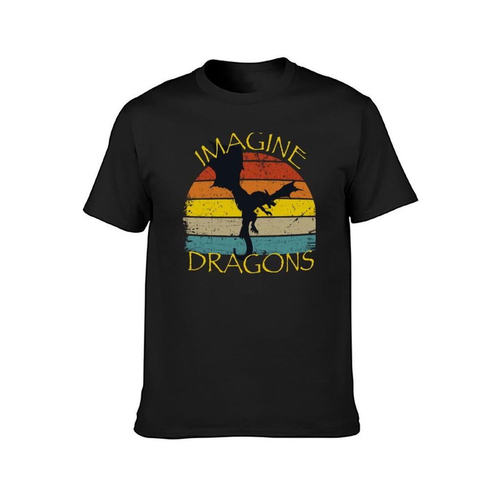 IMAGINE Fantasy Dragon Style T-Shirt Quick Drying New Edition Boys Whites Mens T Shirts Casual Stylish