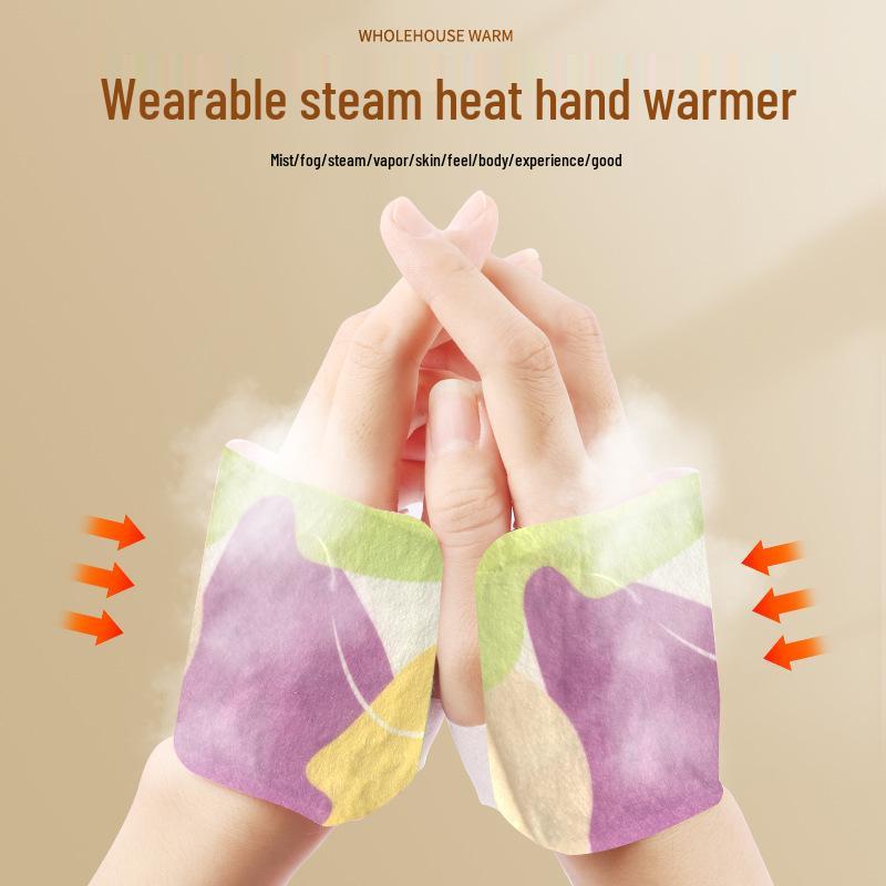 Wearable Hand Warmer Sticker: Self-Heating Patch for Students and Office Use