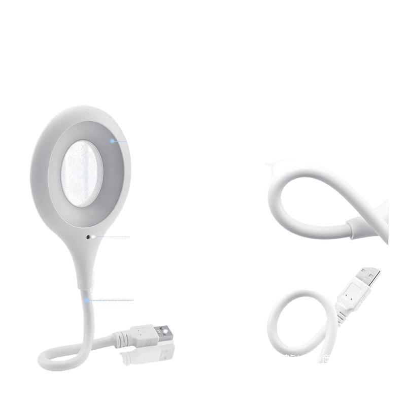 Smart Night Light with Adjustable Brightness and Sound Control - USB Bedroom Table Lamp for Eye Protection