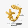 2026 New Stainless Steel Starfish Shell Earrings for Women Beach Vacation Style Luxury Thread Ear Dangle Jewelry Not Fading