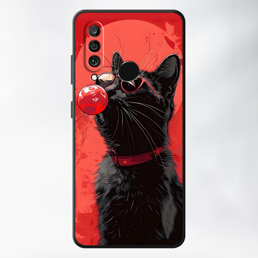

Starry Sky Cat Case for Huawei P Smart 2019 P30 P20 Pro P20 P40 Lite P20 Lite 2018 Funda Phone Cover Huawei P smart 2019