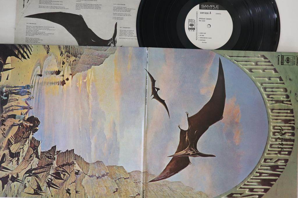 LP Record FLOCK - Dinosaur Swamps SONP50365PROMO CBS SONY 1970 Japan Jazz Used