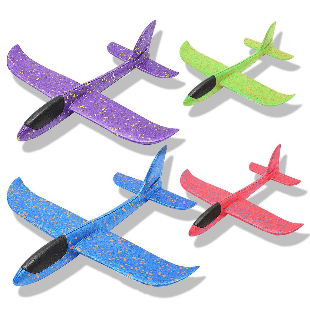 Foam Throwing Glider Airplane Aircraft Toy Hand Airplane Model