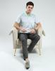 Luxuria Men's Striped Collar Neck T-Shirt