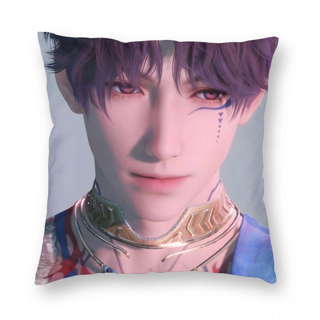 Love And Deepspace Rafayel Pillowcase Printed Fabric Cushion Cover Gift Pillow Case Cover Home Zipper 40*40cm