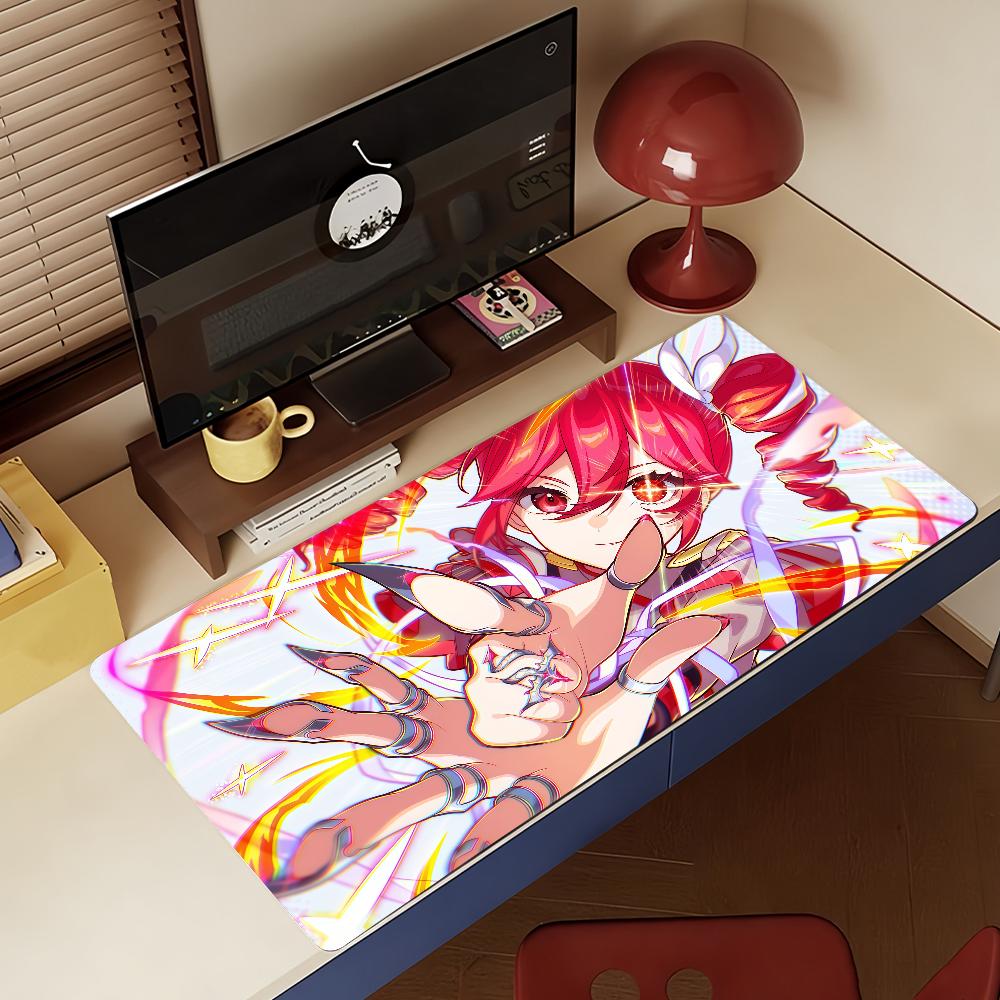 Tappetino Mouse Cantante Virtuale Kasane T-Teto Gomma Antiscivolo Tappetino per Computer da Gioco Equilibrio Decorazione Deskmat Laptop Ufficio Grande