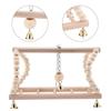 Pet Parrot Toy Wooden Climbing Swing Ladder for Birds Hamster