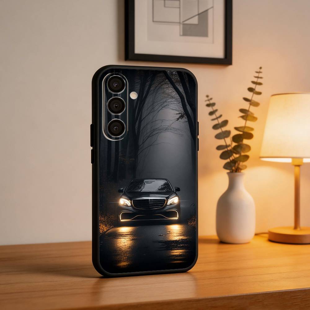 Cool Domineering M-Mercedes-ES Phone Case For Samsung A73,72,71,A52,51,40,41,A22,A32,31,A13, Soft Black Shell Samsung a41
