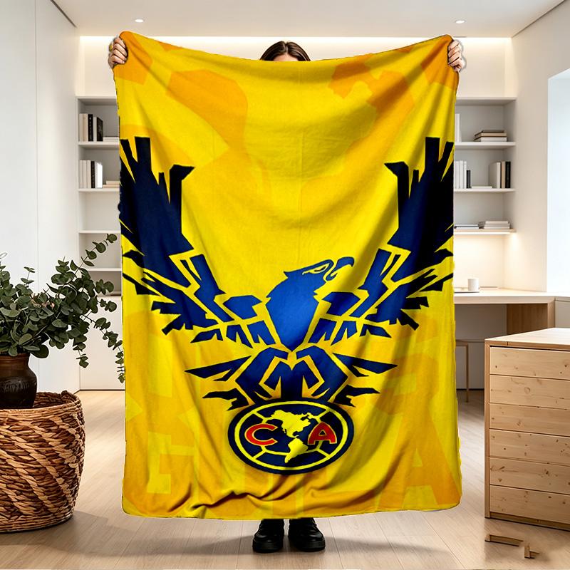 Club America Print Blanket - Soft & Comfortable, for Bedroom, Travel, Sofa, Home Decoration - Birthday Christmas Gift for Friend