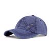 Outdoor Washed Cotton Baseball Cap Adjustable Trucker Style Sports Cap Solid Color Four Seasons Dad Hat Men Women