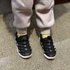 Nike Novice EP Mid top Sports Casual Shoes Black White Children Aged 3 7 Years Old BV0009-001