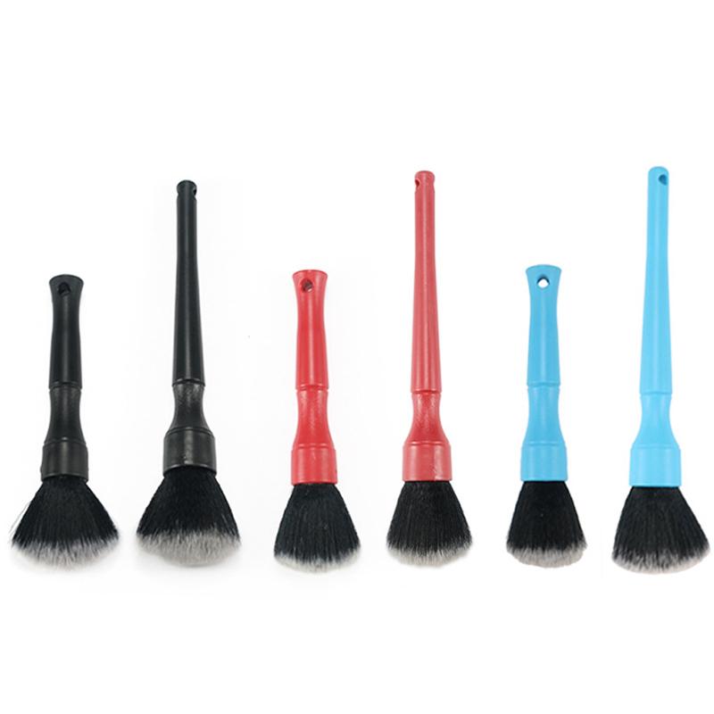 2PCS Car Detailing Brush Auto Wash Accessories Car Cleaning Tools Car Detailing Kit Vehicle Interior Air Conditioner Supplies