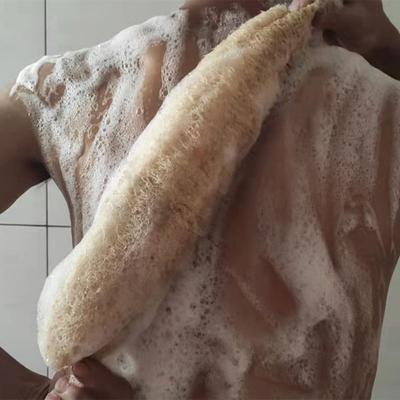 Natural Real Shower Loofah Svamp Body Scrubber som gör dig ren och inte bara sprider tvål