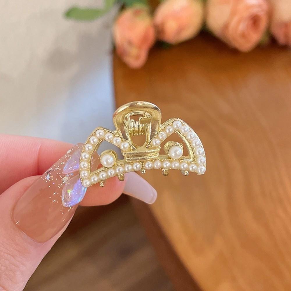 Pearl Pearl Hair Clip Alloy Crab Claw Clip New Mini Hair Hairpins
