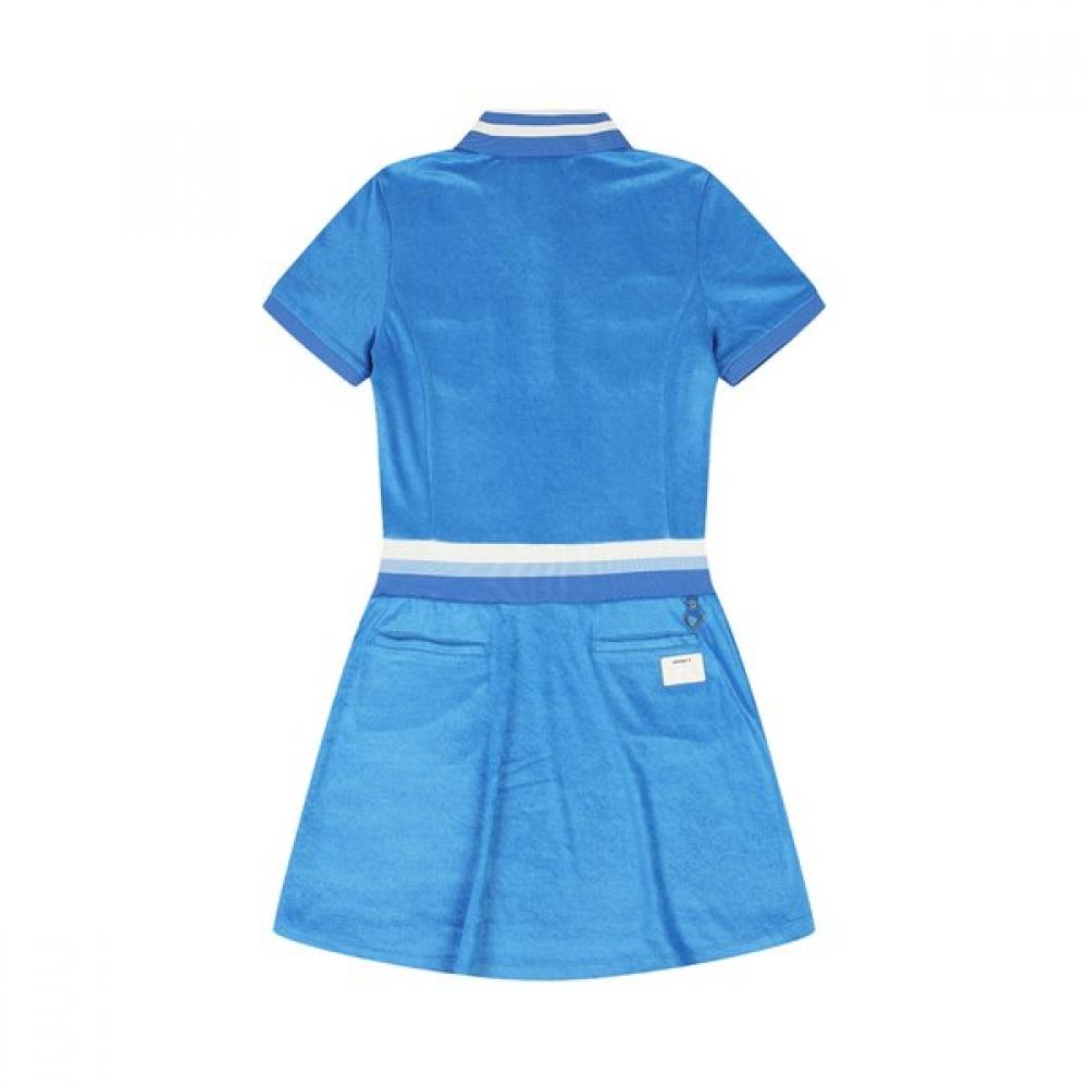 Onoff Women Short Sleeve Dress Of3004la Blue