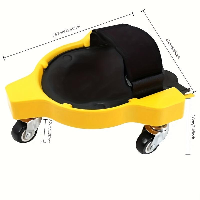 1PC 360°Rotating Wheel Knee Pad | Portable for Movement and Direction Adjustment, Suitable for Knee Protection When Laying Tiles On Construction Sites