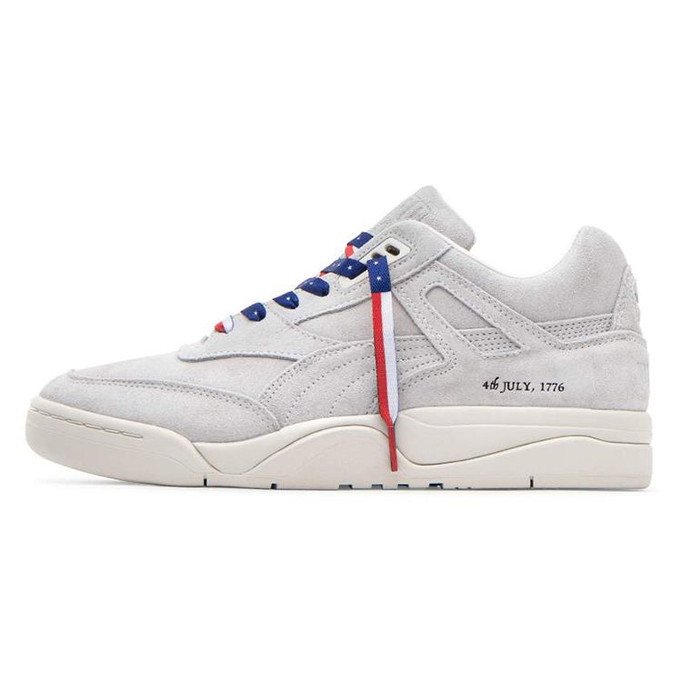 

Кроссовки Puma Palace Guard 4 июля унисекс White Whisper-White Black 370597-01