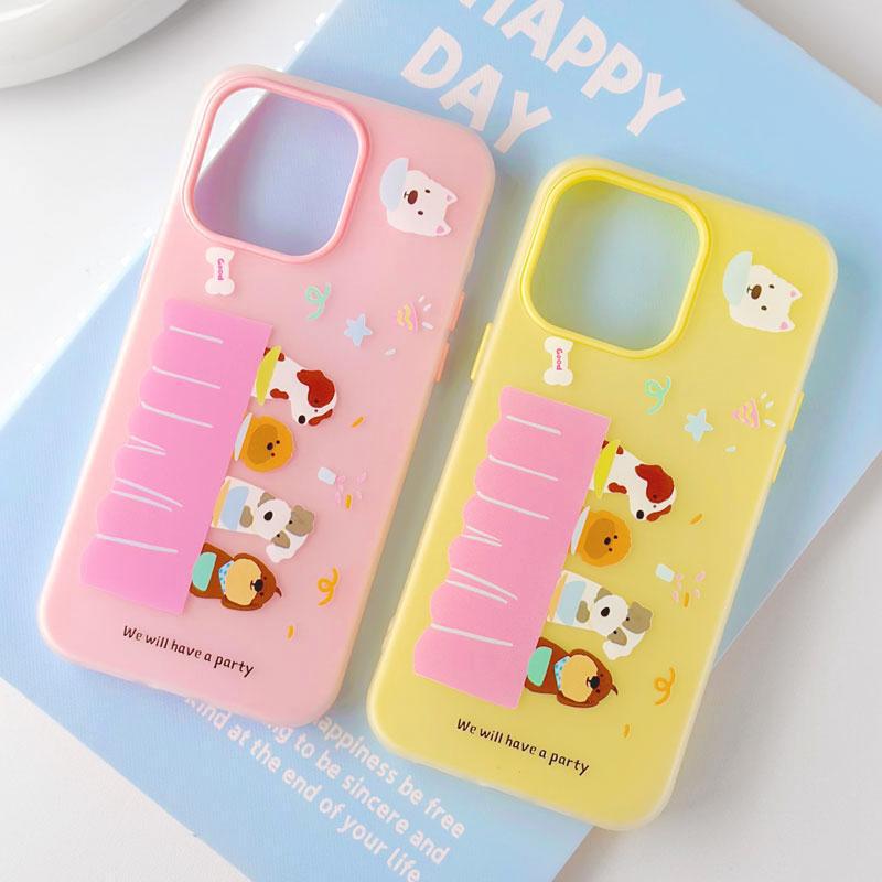 Zhitai Jelly Case for iPhone 12/13/14 Pro Max & 16 - Cartoon Design