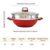 DONNOR Steam Pot Multi-Function Steams on Top/Cook on The Bottom Steamer Soup Pot 5.4L with Stainless Steel Steamer
