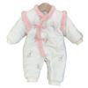 Super Cute Fleece-Lined Baby Winter Romper Jumpsuit with Cotton-Padded Jacket