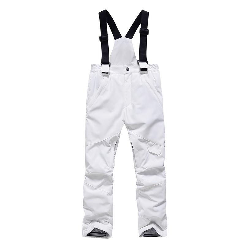 Kids' Waterproof Ski Pants - Cotton-Padded, Windproof, for Boys & Girls, Thickened for Autumn/Winter Warmth.