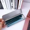 1pcs Simple Metal Pencil Case For Kids School Supplies Stationery Boxes Pencil Storage Supplies Tool