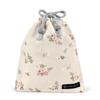 COLORFUL CANDY STYLE Drawstring Lunch No Gusset Name Petit Bouquet Set of Cute for Elementary Lunch NL903602 Bags, Medium, (with Tag),