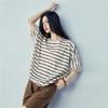 Giordano Women's Striped Cotton T-shirt