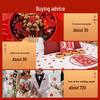 Double Happiness Wedding Bed Decor: Hand-Thrown Fruit Plate & Creative Scattering Decoration