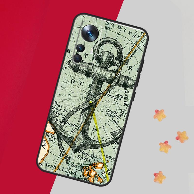 Anchor Sea Beach Case For Xiaomi 14 13 15 Ultra 11T 12T 13T 14T Pro Cover For POCO X7 Pro X3 X5 X6 F5 F6 F7