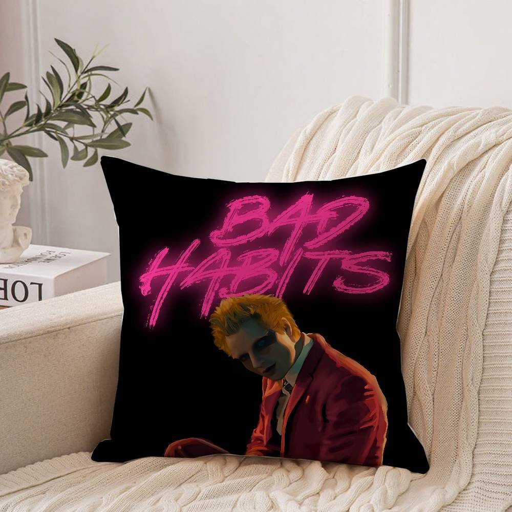 Cute E-EdS S-SheeranS Pillow Case Home Decor Throw For Sofa Bed Car Room Decor Gift Idea 12x12Inch