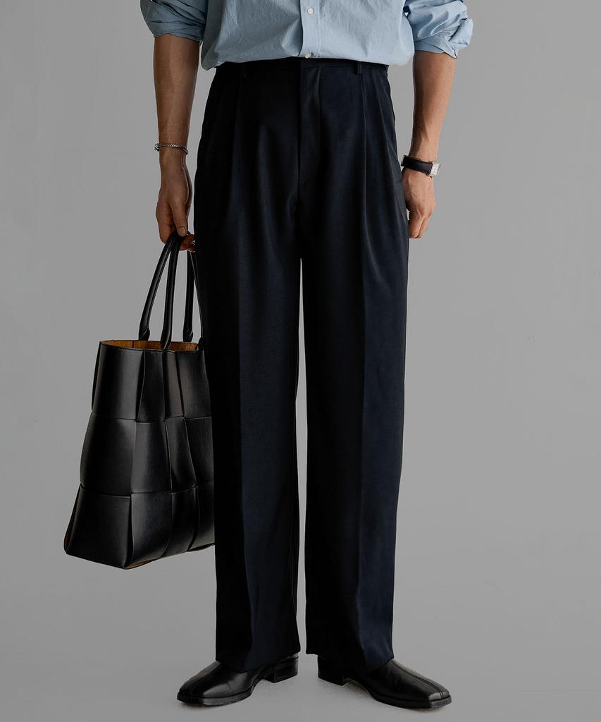 Baulopeulodeogteu Tr Tabe Wide Slacks [Navy]